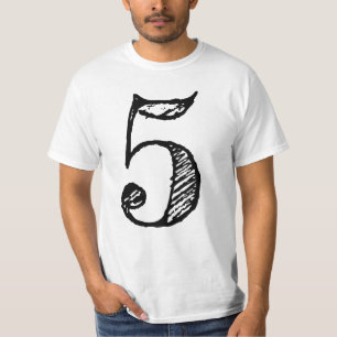 figure 5 number five giant manuscript T-Shirt