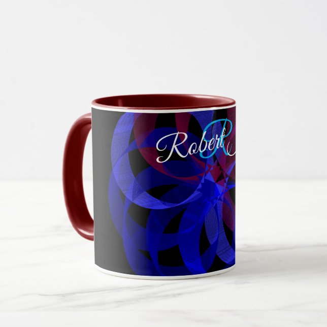 Figure 8 Geometric Coffee Mug (Front Left)