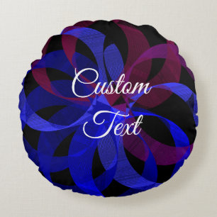 Figure 8 Geometric Round Pillow