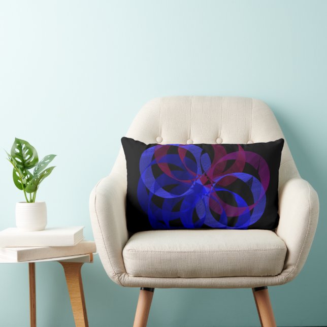 Figure 8 Geometric Throw Pillow (Chair)