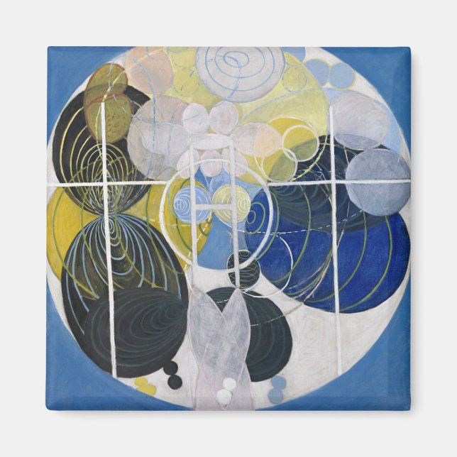 Figure No.5 by Hilma af Klint Magnet (Front)