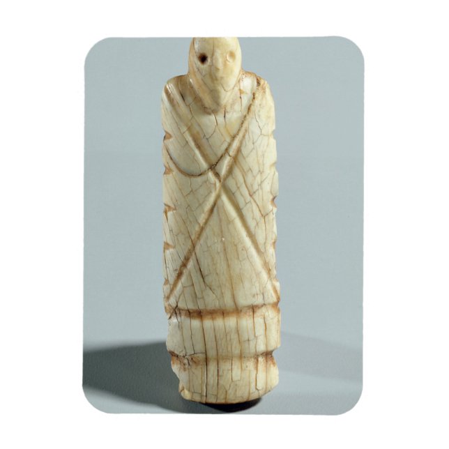 Figure of a bearded man (elephant ivory) magnet (Vertical)