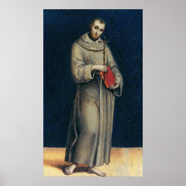 Figure of a Franciscan Monk Poster (Front)