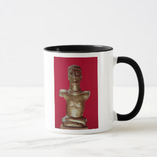 Figure of a god wearing a torque mug