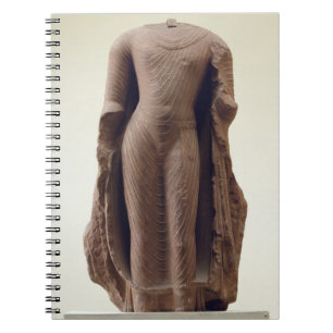 Figure of a standing Buddha, Jamalpur, Mathura (re Notebook