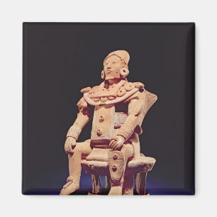 Figure of a warrior in full regalia magnet