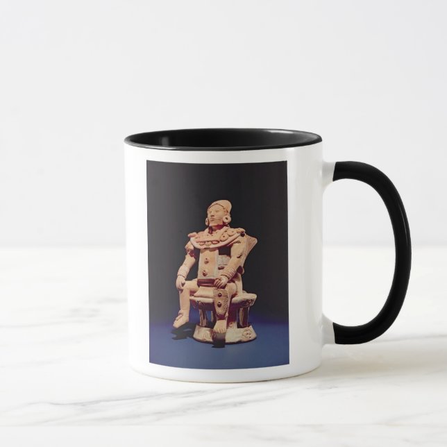 Figure of a warrior in full regalia mug (Right)
