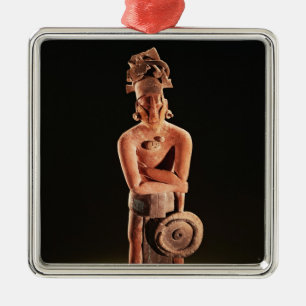 Figure of a warrior with a shield metal tree decoration