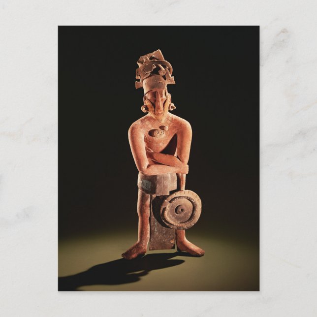 Figure of a warrior with a shield postcard (Front)