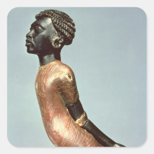 Figure of an African man from end of Square Sticker