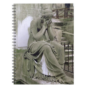 Figure of Grief, from the tomb of Pierre Gareau (d Notebook