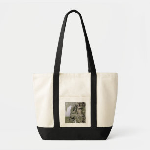 Figure of Grief, from the tomb of Pierre Gareau (d Tote Bag