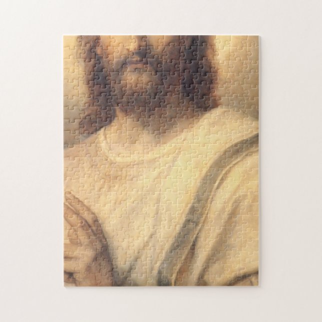 Figure Of Jesus Christ By Heinrich Hofmann Jigsaw Puzzle (Vertical)
