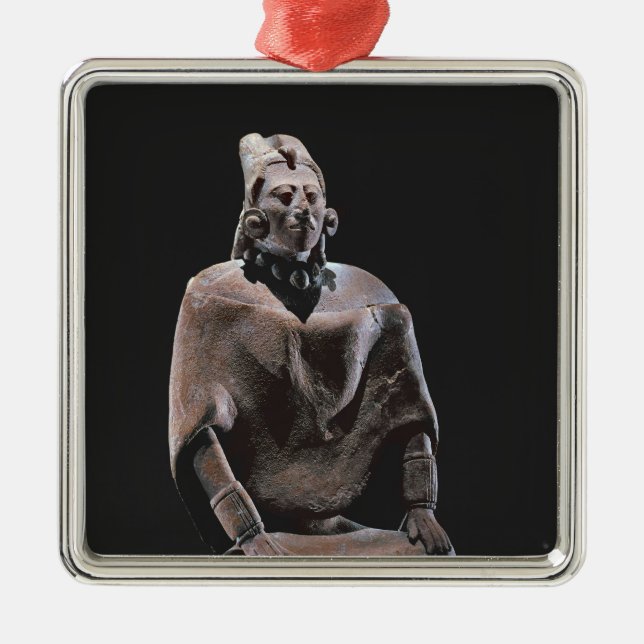 Figure of mayan seated king, from Isle ofJaina Metal Tree Decoration (Front)