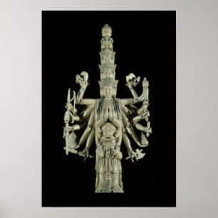 Figure of the Hindu Goddess Kali Poster