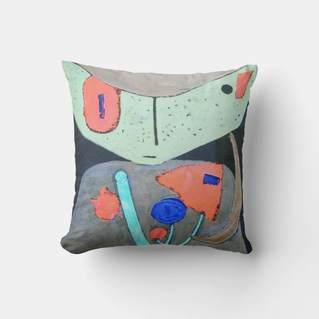 Figure of the Oriental Theatre, Paul Klee Cushion (Front)