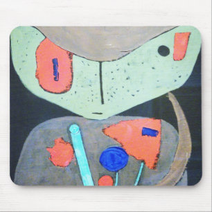 Figure of the Oriental Theatre, Paul Klee Mouse Pad