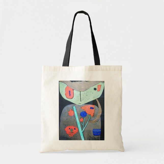 Figure of the Oriental Theatre, Paul Klee Tote Bag (Front)