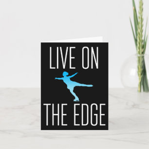 Figure Skater Gift Ice Skating Skates Gift  Card
