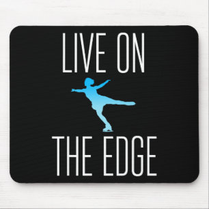 Figure Skater Gift Ice Skating Skates Gift Mouse Pad