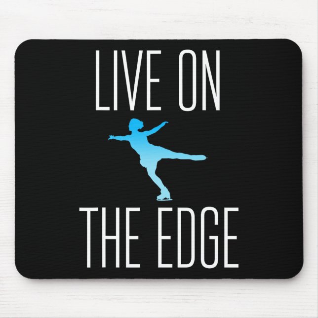 Figure Skater Gift Ice Skating Skates Gift  Mouse Pad (Front)