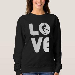Figure Skater Ice Skating Skate Team 2 Sweatshirt