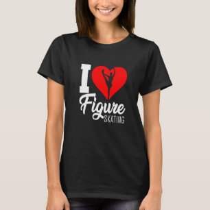 Figure Skater Ice Skating Skate Team     2 T-Shirt