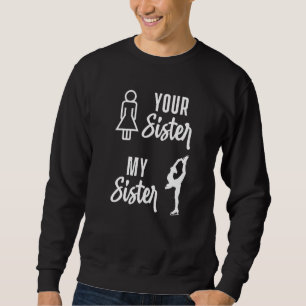 Figure Skater Ice Skating Skate Team Sweatshirt