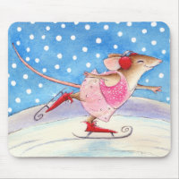 Figure Skater Mouse mouse pad
