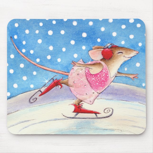 Figure Skater Mouse mouse pad (Front)