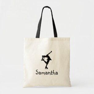 Figure Skater Tote Bag - Add Name