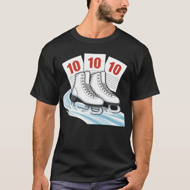 Figure Skater with score cards - Shirts & Sweaters (Front)