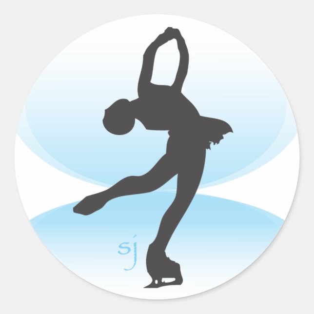 Figure Skater's Lay Back Spin Sticker (Front)