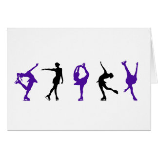 Figure Skaters - Purple & Black