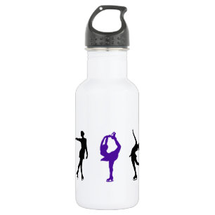 Figure Skaters - Purple & Black 532 Ml Water Bottle