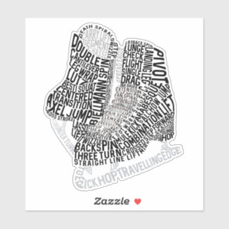 Figure Skates Word Art Ice Skating 
