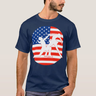 Figure Skating America Merica Dacne T-Shirt