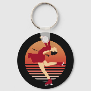 Figure Skating - Art Of Ice Dancing Key Ring