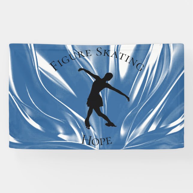 Figure Skating Banner with Your Name! (Horizontal)