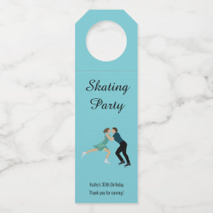 Figure Skating Bottle Tag