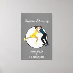 Figure Skating Canvas Print