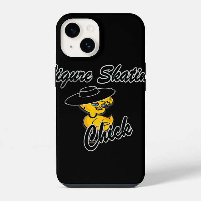 Figure Skating Chick #4 iPhone Case (Back)
