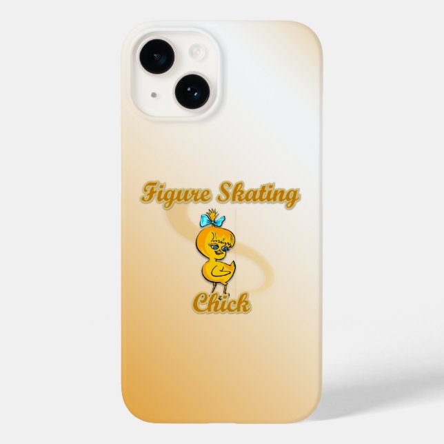 Figure Skating Chick Case-Mate iPhone Case (Back)