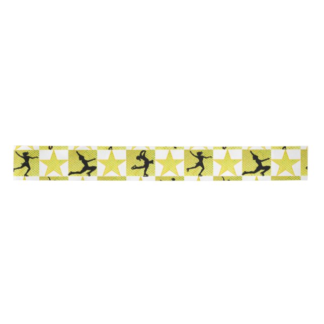 FIGURE SKATING CHRISTMAS QUEEN SATIN RIBBON (Front)