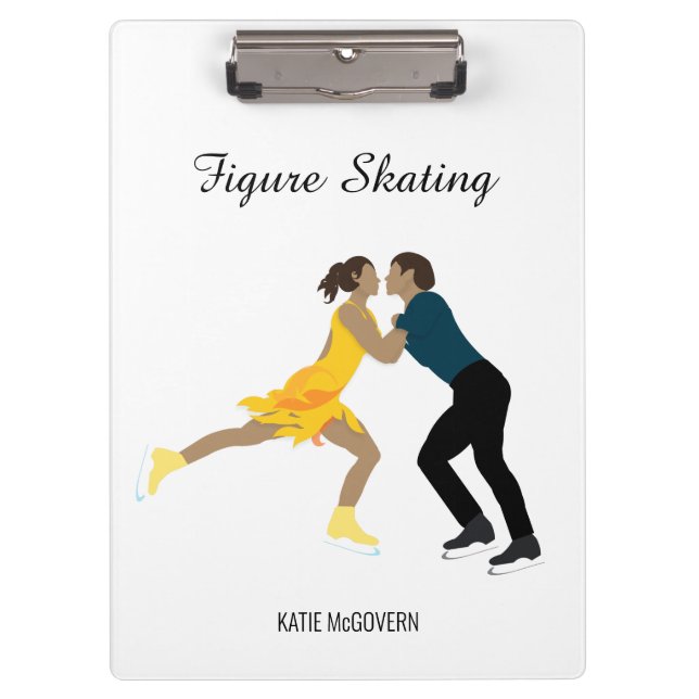 Figure Skating Clipboard (Front)