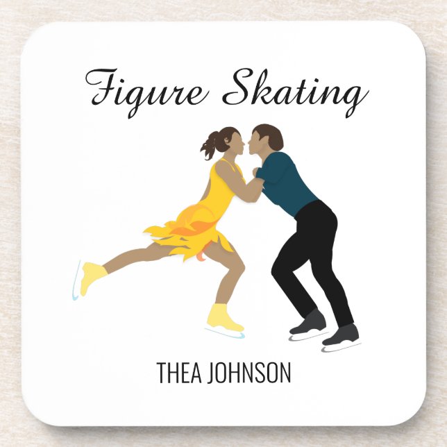 Figure Skating Coaster (Front)