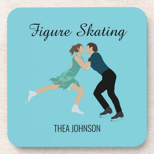 Figure Skating Coaster (Front)