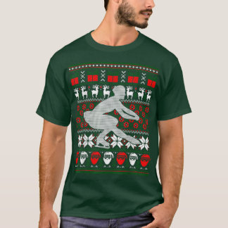 Figure Skating Dancer Ice Skate Dancing Happy Holi T-Shirt