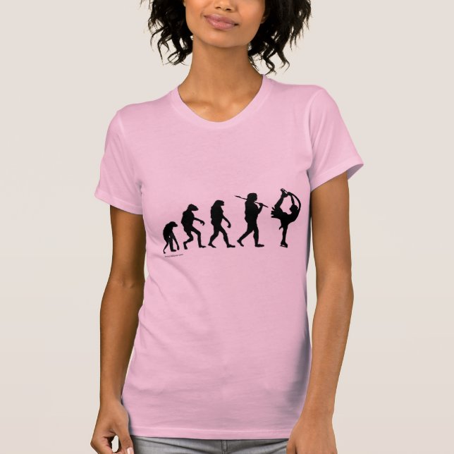 figure skating evolution T-Shirt (Front)