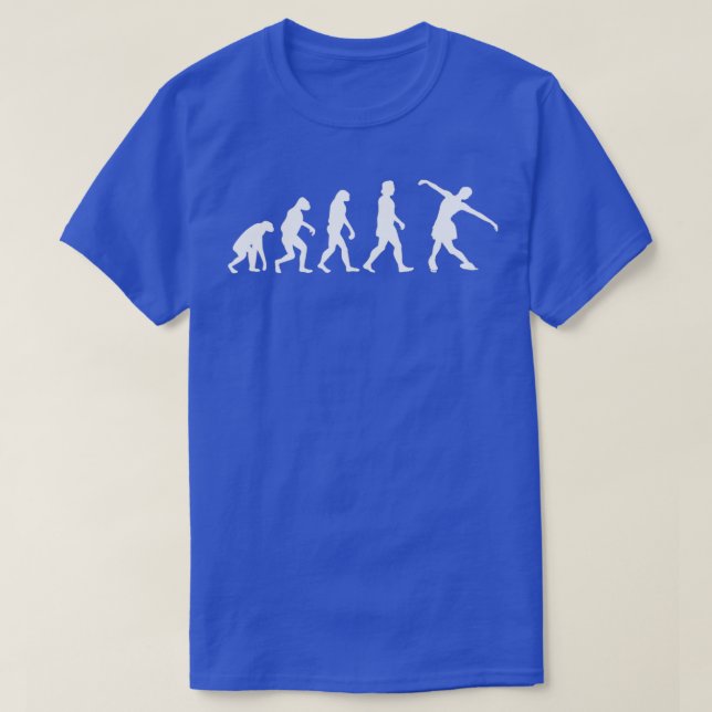 Figure Skating Evolution T-Shirt (Design Front)